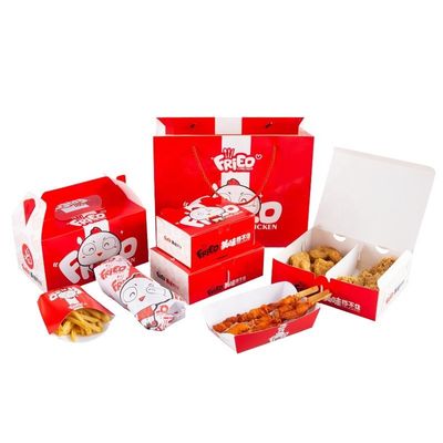 Ein guter Preis. Spezielle Fast-Food-Fried Chicken-Verpackungskisten für kleine Sandwich-Hamburger Online