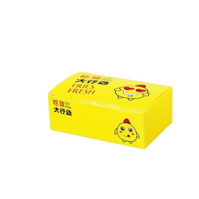 Ein guter Preis. CMYK Einweg-Fried Chicken Boxes Kraft Lebensmittelbehälter Verpackung OEM Online