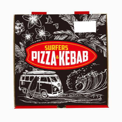 İyi bir fiyat. Gıda Paketleme Karton 14 Inch Pizza Kutuları Bireysel Paketleme Matt Laminasyon çevrimiçi