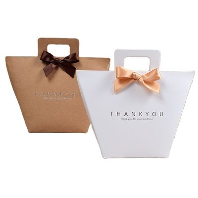 Good price Customized Gift Food Packaging Bags Candy Kraft Paper Treat Bags Recyclable online