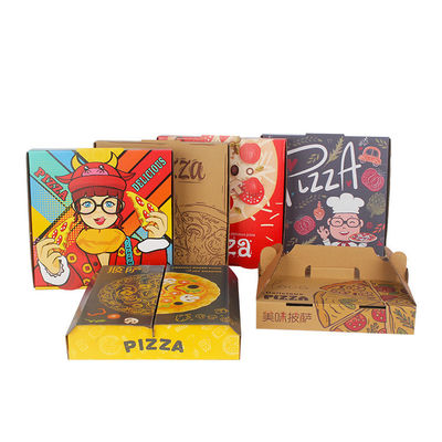Bom preço. Custom Mini Hard Rigid Cartão de Papel Caixa de Pizza Coating UV on-line