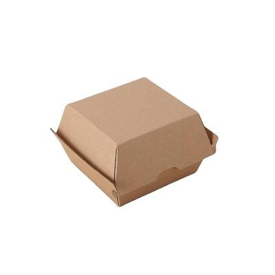 Ein guter Preis. Biologisch abbaubare Burger und Weißkarton kundenspezifischer Großhandel Druck Outlet Catering Französisch gebratene Burger Box Online