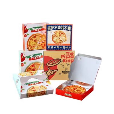 Giá tốt. Biodegradable Kraft giấy mang theo số lượng lớn hộp pizza 6 7 8 9 10 inch gói tái chế trực tuyến