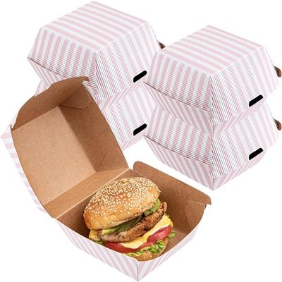 Ein guter Preis. Custom Logo Druck Einweg Kraftpapier Fast Food Box für maßgeschneiderte weiße Karton Food Grade Verpackung Online