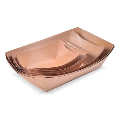 Harga yang bagus Makanan cepat saji grosir kentang goreng Pengemasan Kotak Kontainer Kraft Paper Custom on line