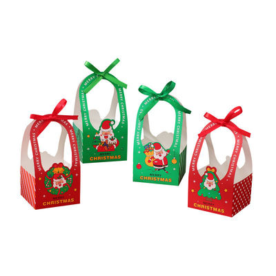 Ein guter Preis. Nachgefertigte, tragbare Weihnachtskarton Geschenkboxen Verpackung überzogenes Papier Online