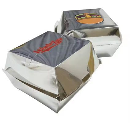 Good price Fast Food Packaging Customized Disposable Burger Box with Pantone / CMYK Color Printing online