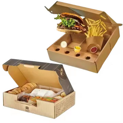 İyi bir fiyat. Özel basılı fast food kutuları hamburger almak için tek kullanımlık gıda kalitesi konteynerleri çevrimiçi