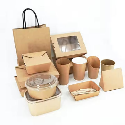 Bom preço. Gráfico Containers de comida rápida para levar para casa Fritas fritas Frango frito Hambúrgueres Caixas de embalagem para restaurantes on-line