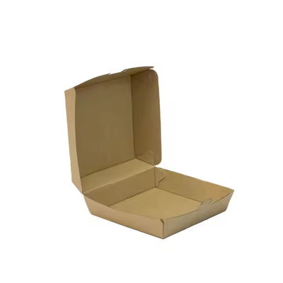 Ein guter Preis. Kraftpapier-Burger-Kiste Mautgedruckte umweltfreundliche Verpackungen für Restaurants Online