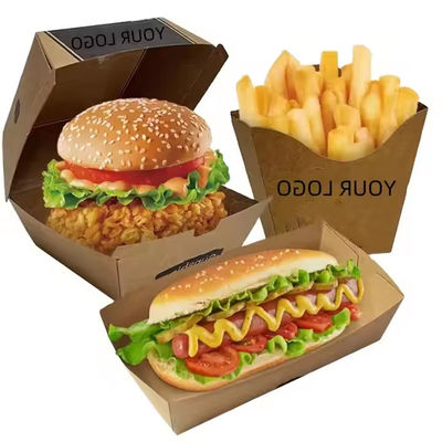 Ein guter Preis. Maßgeschneiderte, umweltfreundliche Burger-Fry-Boxen, biologisch abbaubare Kraftpackungen mit Ordnern Online
