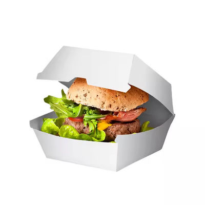 Bom preço. Caixas de hambúrgueres biodegradáveis certificadas ISO9001 recipientes Kraft impressos sob medida com design livre on-line