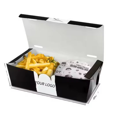 Ein guter Preis. Fast-Food-Verpackung Burger-Box mit umweltfreundlichem Design und Kartonfolie Online