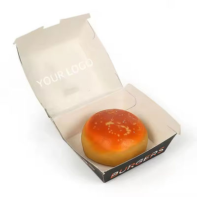 Ein guter Preis. Maßgeschneiderte umweltfreundliche Fastfood-Burger-Box mit Logo 7-10 Tage Probenzeit Online