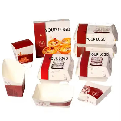 Ein guter Preis. Großhandel Maßgeschneiderte, umweltfreundliche, recycelbare Kraftbox für Fastfood Burger Fritten Huhn Online