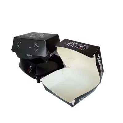 Harga yang bagus Food Snack Burger Packaging Box Custom Order Diterima Kertas Kraft ramah lingkungan on line