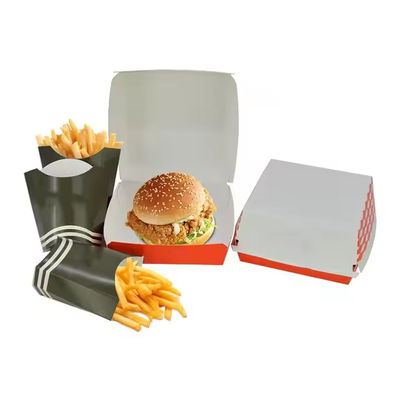 Ein guter Preis. Maßgeschneiderte Burgerboxen Biologisch abbaubare Fastfood-Verpackungen Umweltschonende Einwegbehälter mit akzeptablem Logo Online