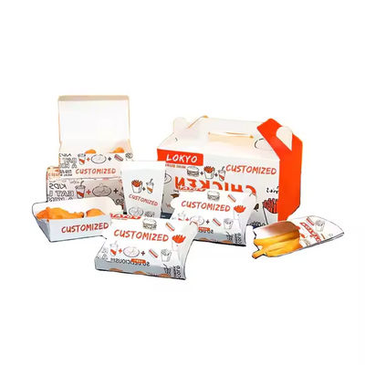 Ein guter Preis. Lebensmittelförderfähige Wellpappenboxen für Fastfood-Kostenträger Online