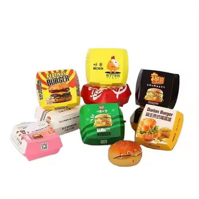 Ein guter Preis. Gewalzte/Kraftpapier-Burgerbox Nachhaltige Wahl für Fastfood-Verpackungen zum Mitnehmen Online