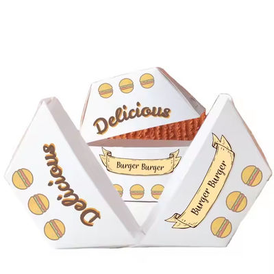 Un bon prix. Boîtes de hamburgers biodégradables personnalisées boîtes à emporter fast food boîtes de hamburgers sandwichs boîtes rigides en ligne