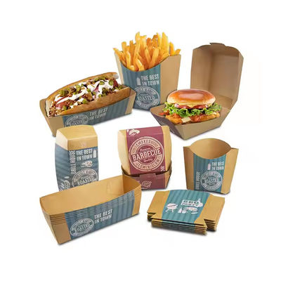 Ein guter Preis. Greaseproof Kraftpapier Verpackung recycelbare angepasste Größen für Fastfood-Sandwiches Online