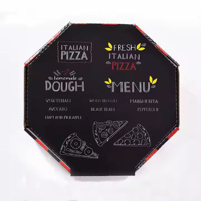 İyi bir fiyat. Özel Farklı Şekil Biyodegradable Kraft Pizza Kutuları Çevre Dostu Hızlı Yiyecek Paketleri çevrimiçi