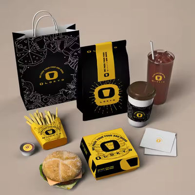 Ein guter Preis. Lebensmittel Umweltschonende, recycelbare Kraftpapierverpackungskisten für Fastfood, Hamburger, Pommes Frites, Hühnerflügel Online