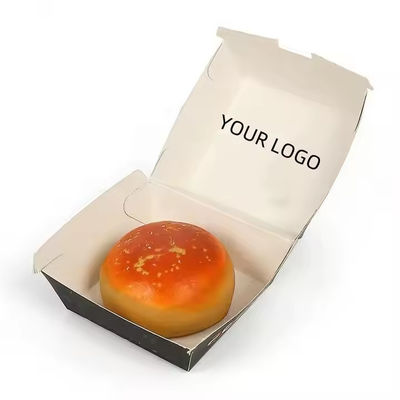 Ein guter Preis. Großhandel umweltfreundliche Fastfood-Papierboxen mit individuell gedrucktem Logo für Burger Online