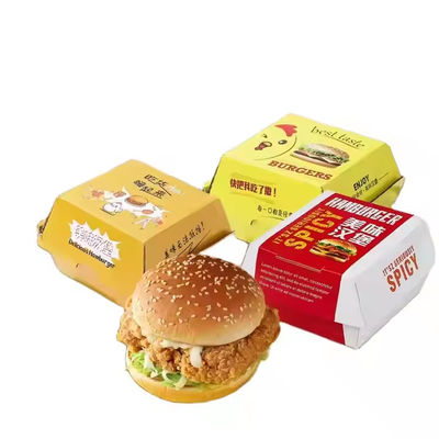 Un buen precio. Bajo MOQ Caja de embalaje de alimentos de papel kraft biodegradable desechable en línea