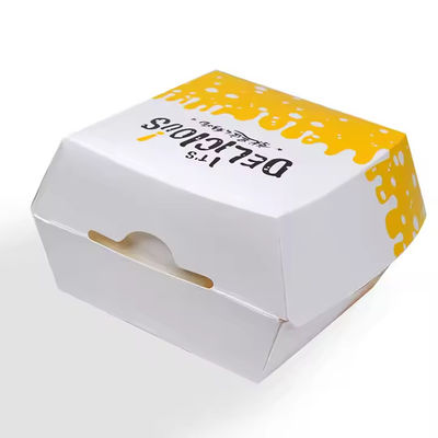 Ein guter Preis. Logo des Kunden Burger-Box maßgeschneiderte biologisch abbaubare Fast-Food-Verpackung zum Mitnehmen Online