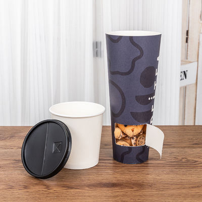 Good price Customized logo surprise mysterious blind box gift coffee milk tea paper cup with lid online