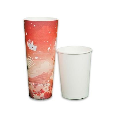 Un buen precio. Tamaño de logotipo personalizado taza desechable de té de leche regalo sorpresa caja ciega misteriosa taza de té de leche Boba en línea