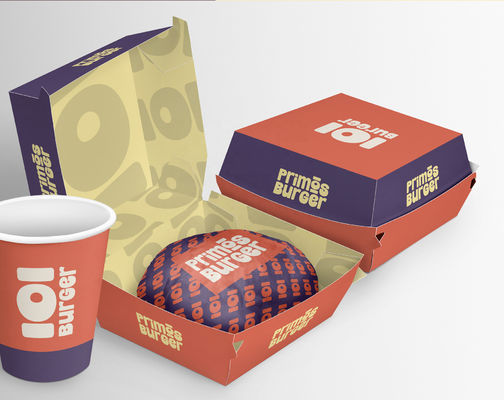 Giá tốt. Hộp đựng hamburger in ấn tùy chỉnh bán buôn thân thiện với môi trường và có thể tái chế trực tuyến