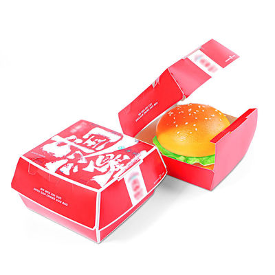 Giá tốt. ISO9001 Chứng nhận Biodegradable Customized Eco-Friendly Paper Takeaway Food Burger Packaging Box trực tuyến