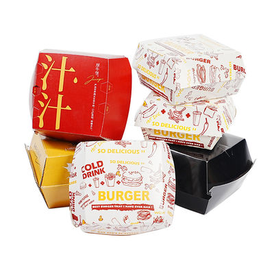 Dobra cena. Fabrycznie dostosowane, ekologiczne pudełko na burgery, jednorazowe opakowanie na wynos z fast foodu w Internecie