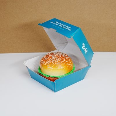 Un buon prezzo. Imballaggio per scatola di hamburger fast food con cartelle personalizzate personalizzazione biodegradabile in linea