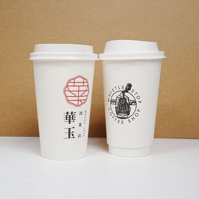 Giá tốt. Ứng dụng tùy chỉnh in logo cốc cà phê thân thiện với môi trường dùng một lần dùng cốc giấy hai lớp trực tuyến