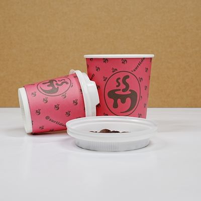 Goede prijs. Groothandel op maat bedrukte logo's voor koffiezaken wegwerp dubbellaagse papieren koffiebekers voor warme dranken online