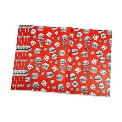 Ein guter Preis. Großhandel kundenspezifisches Logo umweltfreundliches Lebensmittelqualität Burger Sandwich Backen fettabweisende Papierverpackung Online