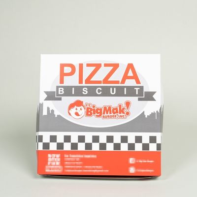 Un buen precio. Logotipo impreso personalizado de calidad alimentaria de papel corrugado portátil embalaje caja de pizza en línea