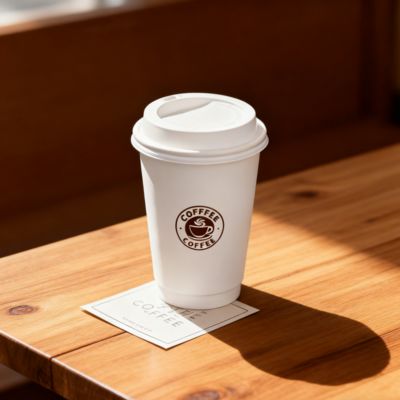 Un buon prezzo. Tazza da caffè usa e getta personalizzata ed ecologica da 4oz, 8oz, 10oz, 12oz, 14oz, 16oz per bevande calde, a parete singola/doppia, con coperchio in linea