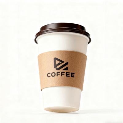 Καλή τιμή. Eco-friendly water-based coating custom logo disposable double-layer coffee paper cup σε απευθείας σύνδεση