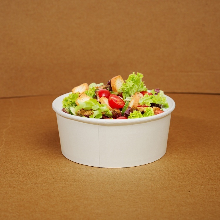 Customized eco-friendly food grade kraft paper disposable takeaway ...