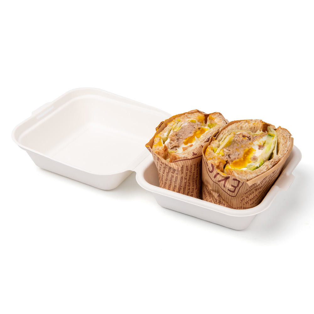 Burger Box Customization Biodegradable Clam Box Fast Food Burger Box
