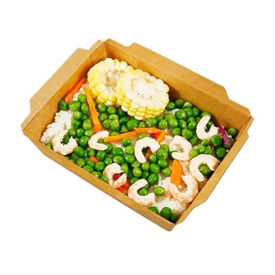 Ein guter Preis. Chinesische Kraftpapierteller Lebensmittel mitzunehmen Boxen Mittagessen Verpackung Behälter Online