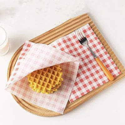 Un buen precio. Papel de hamburguesa desechable resistente al aceite, resistente a la grasa, para cocinar, hornear y envasar alimentos en línea
