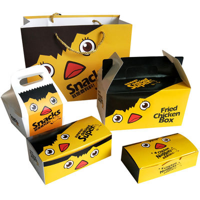 Ein guter Preis. Biologisch abbaubare Karton-Fried Chicken Boxes Burger Clamshell Lebensmittelverpackungen Online