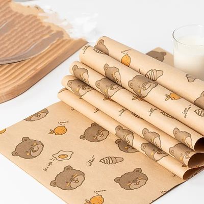 Bom preço. Biodegradável hambúrguer fritas sanduíche papel de embalagem de qualidade alimentar resistente ao calor on-line