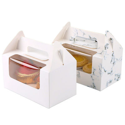 Ein guter Preis. Wiederverwertbare Brotkuchen Großhandel Bäckerkisten Verpackung Rosa Weiß Braun Online