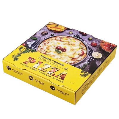 Ein guter Preis. Schwarze Oktagon-Runde Pizzabox Kraft gewölbtes Papier Verpackung Großhandel OEM Online